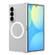 Spigen AirSkin MagFit Case for Samsung Galaxy Z Fold 8 Ultra, Clear and White