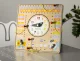 Ecotoys ESC-W-036 Wooden Educational Board - Calendar and Clock