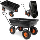 Humberg 4872 Heavy-Duty Garden Dump Cart 75L - Durable Outdoor Wheelbarrow