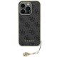Guess iPhone 15 Pro Case 4G Big Metal Logo, Grey