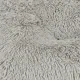 Plush Bed for Dogs and Cats, 115x80 cm, Light Grey