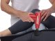 Relaxing Mini Muscle Massager Gun with 4 Nozzles Wireless Massage Device, Red
