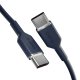 Puro ICON USB-C to USB-C Cable 1.5m, Navy Blue