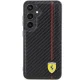 Ferrari Samsung Galaxy S24+ Case Carbon Printed Line, Black