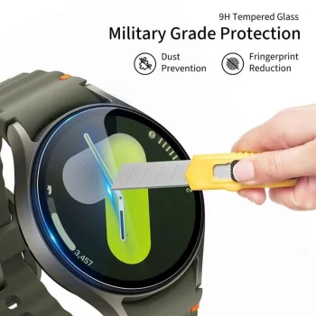 Tech-Protect Glass Fit+ Tempered Glass for Galaxy Watch 8 Classic 46mm, 2-Pack