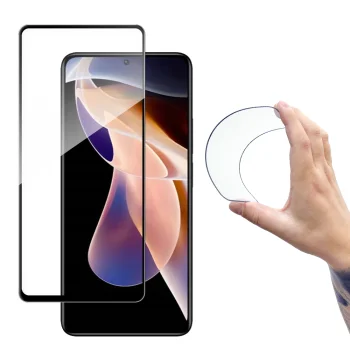 Tempered Glass Wozinsky Full Cover Flexi for Xiaomi Redmi Note 11 Pro+ / 11 Pro, Transparent