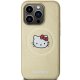 Hello Kitty iPhone 15 Pro Max Case Leather Kitty Head MagSafe, Gold