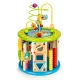 Ecotoys Wooden Educational Cube with Games and Blocks