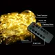 Telcon LED Curtain Lights 100 LEDs 3m x 1m for Indoor Outdoor Decor, Warm White