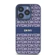 DKNY iPhone 15 Pro Case Mono Stripe & Metal Logo, Blue
