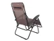 Folding Garden Lounger Zero Gravity with Table, Brown