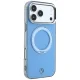 Mercedes with ring Stand and Iconic Logo MagSafe Case for iPhone 18 Pro / 17 Pro, Blue