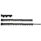 Wall-Mounted Folding Laundry Drying Rack, 18 Hooks, 123 cm, Black