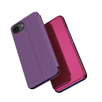 Clear View Flip Case for iPhone 16e / 17e, Pink