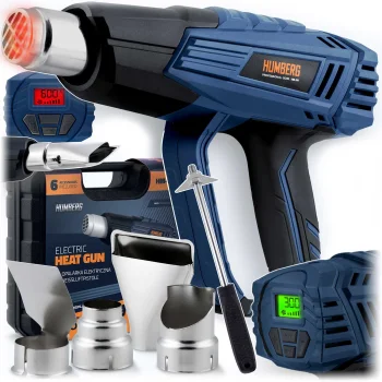 Humberg 529100 HM-291 Electric Heat Gun with LCD Display, 2000W