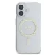 Guess iPhone 16 Case IML Glitter Circle MagSafe, Transparent