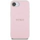 Guess Grained Ring MagSafe vāciņš Apple iPhone 16e, Rozā
