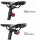 Rockbros Q3 Rear Bike Light with Smart Stop System, Black