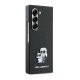 Karl Lagerfeld Saffiano Metal Pin vāciņš Samsung Galaxy Z Fold 6, melns