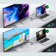 Choetech HUB-M15 9-in-1 USB-C Hub (HDMI, VGA, RJ45, SD/TF), Gray