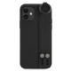 Mercedes iPhone 12 mini Case Strap Line, Black