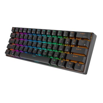 Механическая клавиатура Royal Kludge RK61 RGB, коричневый переключатель...