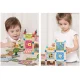 268 Pcs Wooden Building Blocks Doll House Architect House Constructor Gift for Boys and Girls