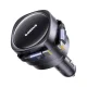 Car Charger Baseus Enjoyment Max 60W Dual Retractable USB-C - Black