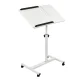 Maclean Mobile Laptop Desk MC-121 W, Adjustable Height, White