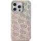 Hello Kitty iPhone 15 Pro Max Case IML Gradient Electrop Crowded Kitty Head, Pink