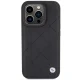 BMW Leather Quilted Case for iPhone 15 Pro Max 6.7\" - Black