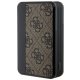 Guess Powerbank 10000mAh 18W 4G Leather Metal Logo, Brown