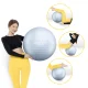 Gimnastikos kamuolys 4FIZJO Reh Ball 55 cm, pilkas su pompa