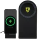 Ferrari Printed Logo MagSafe Foldable 2in1 15W Wireless Charger - Black