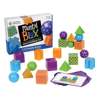 Mental Blox spēļu komplekts - kritiskās domāšanas attīstīšana, 3D bloki | Game set - developing critical...