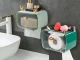 Toilet Paper and Tissue Organizer with Phone Holder