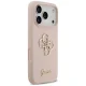 Guess iPhone 17 Pro Case Silicone Big 4G Script, Pink