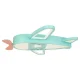 LUMELA dimmable LED ceiling lamp for kids room with remote, airplane design