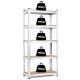 Металлический складской стеллаж ModernHome 205x120x45 см 5 полок 875 кг