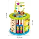 Ecotoys Wooden Educational Cube with Games and Blocks