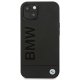 Apple iPhone 14 Plus 6,7\" BMW Leather Stamp Case Cover (Bmhcp14msllbk), Black