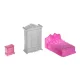 Iso Trade Dollhouse - Villa with 22 Furniture Pieces, 65 cm