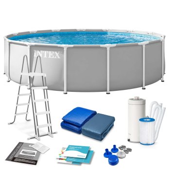 Intex 26724Nd Frame Pool 457 x 107 cm, 12-in-1