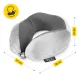 4FIZJO Travel Neck Pillow Memory Foam, Grey
