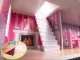 Wooden MDF Play Dollhouse with Furniture 70cm, Pink