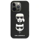 Karl Lagerfeld Saffiano Karl&Choupette Case for iPhone 13 Pro / 13 Black