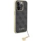 Guess iPhone 15 Pro Case 4G Big Metal Logo, Grey