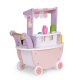 ECOTOYS Wooden Ice Cream Cart Toy for Kids Pretend Play Shop TL89015