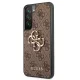 Guess GUHCS22S4GMGBR S901 S22 brown hardcase 4G Big Metal Logo