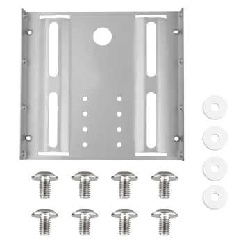 Maclean MC-655 HDD/SSD Mounting Bracket Adapter 2.5" to 3.5", Silver